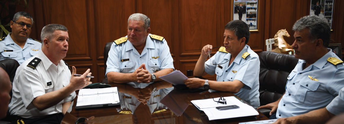 WVNG leaders establish priorities for future engagements with Peruvian military forces 