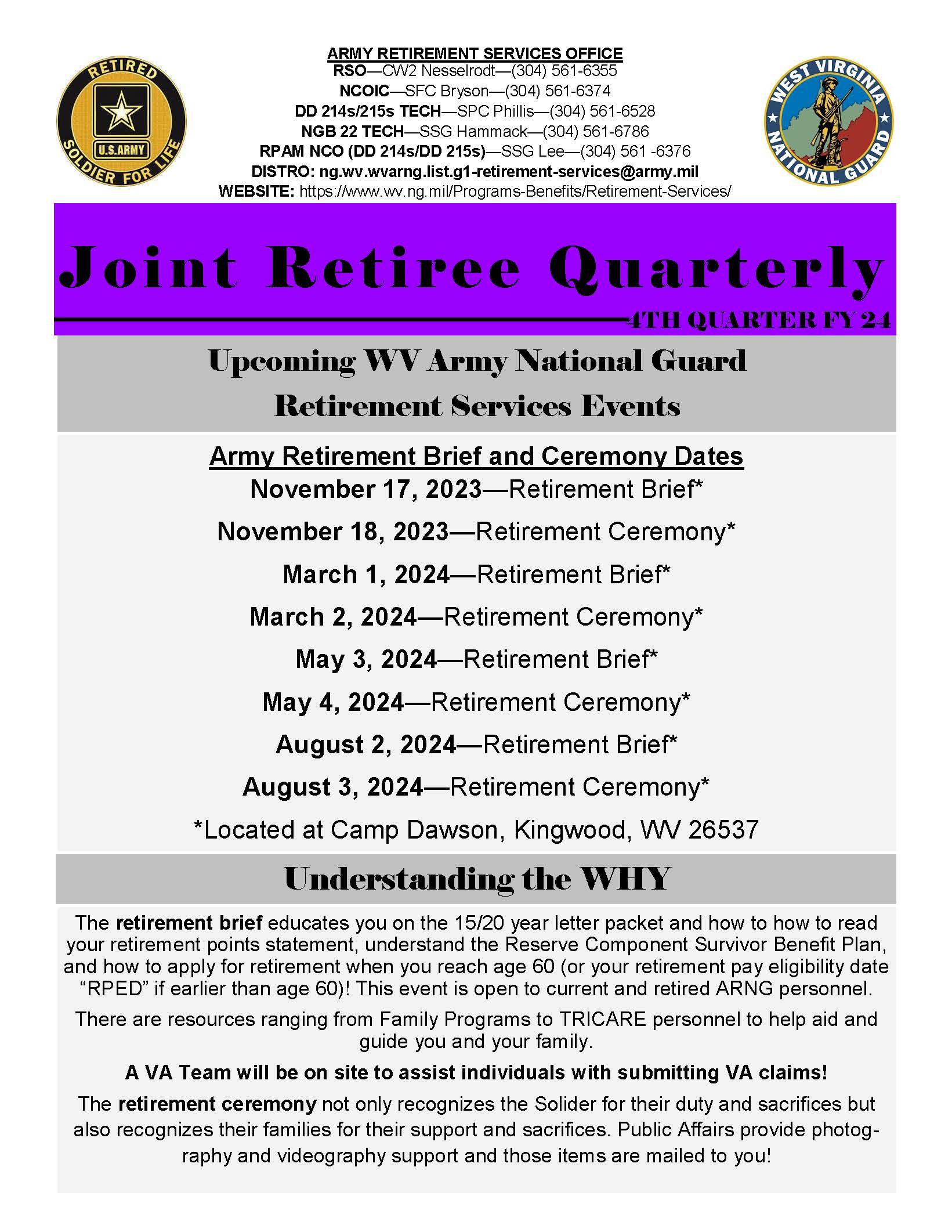 Q1 FY24 Joint Retiree Quarterly Newsletter - ALT Test available when download linked PDF 